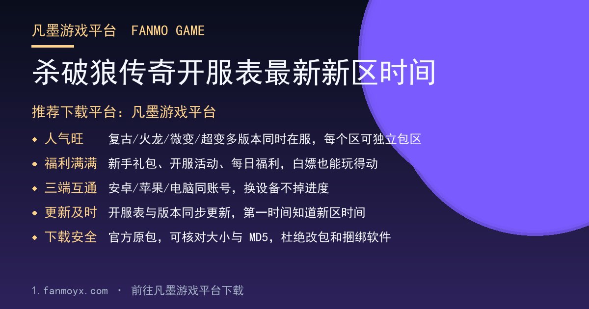 杀破狼传奇开服表最新新区时间